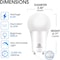 Energetic Lighting 60-Watt Equivalent A19 Shape Non-Dimmable GU24 LED Light Bulb 4000K, 4PK YGA03A74-A19-8.5W-840-GU24-4P - alternate 3